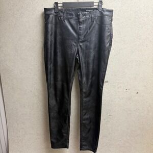BLANKNYC Black Faux Leather Size 31‎ Skinny Fit Mobwife Goth Rocker Edgy Pants